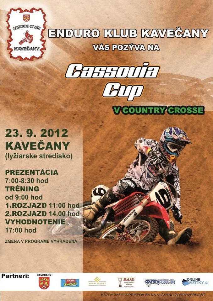 Pozvanka Cassovia cup Kavecany