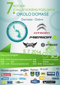 Cyklistická tour Okolo Domaše 2014