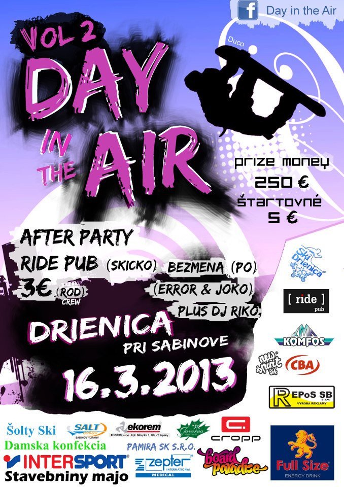 snowboarding akcia napisat