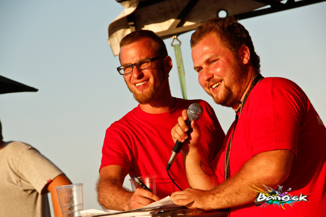 organizátor a moderátor na tuning zraze v rozhanovciach 2013
