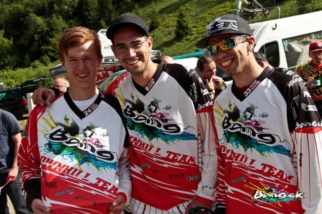 Bang downhill team - dodo ondič, pavol kičin, peter sedlák