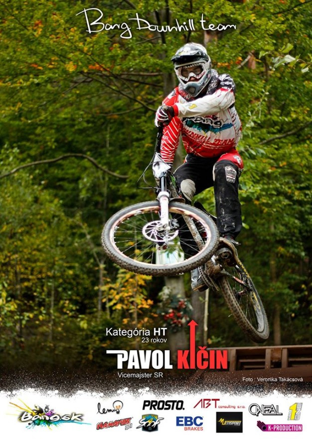 pavol kičin bang downhill team sezona 2013 plagat