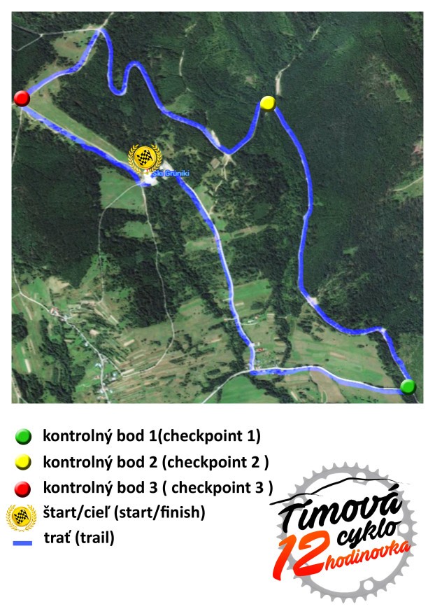 mapa závodu 1