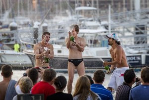 Boston RB Cliff diving