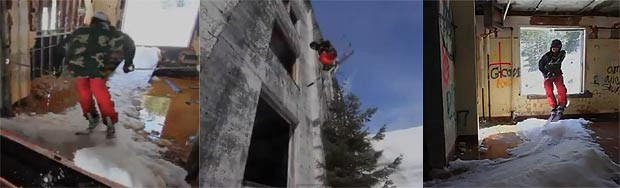 skiing v budove