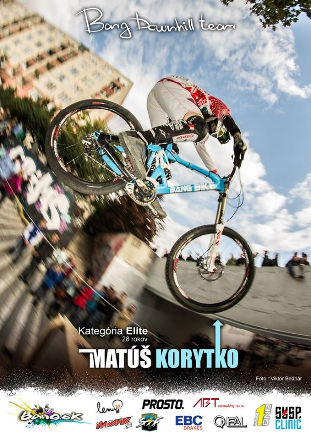 Matuš korytko bang downhill team sezona 2013 plagat