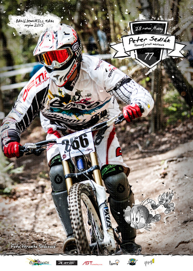 Peter Sedlák, kategória Hobby, Bang DH Team foto Veronika Takácsová 2