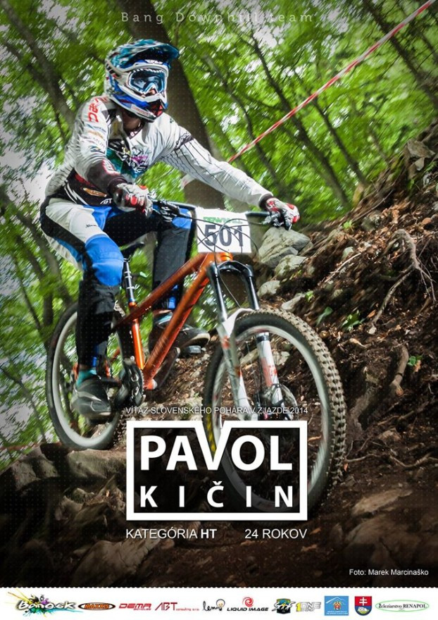 pavol kičin bang downhill team sezona 2014 plagat b