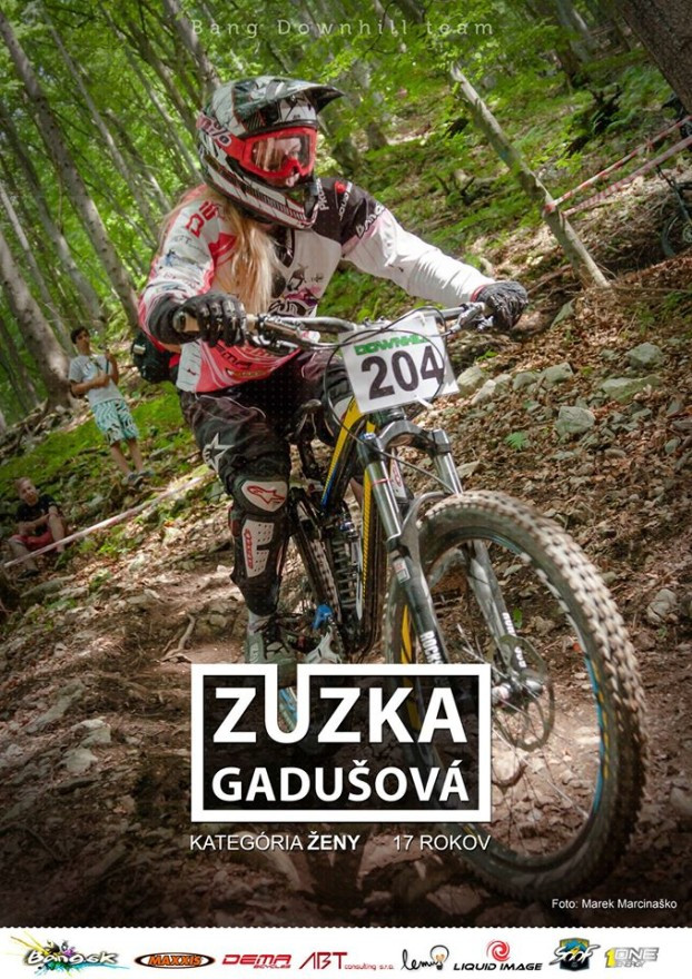 zuzana gadusova bang downhill team 2014 plagat a